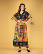 Patchwork Smocked Cotton Dress