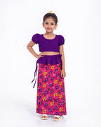Floral Garden Girls New Year Dress