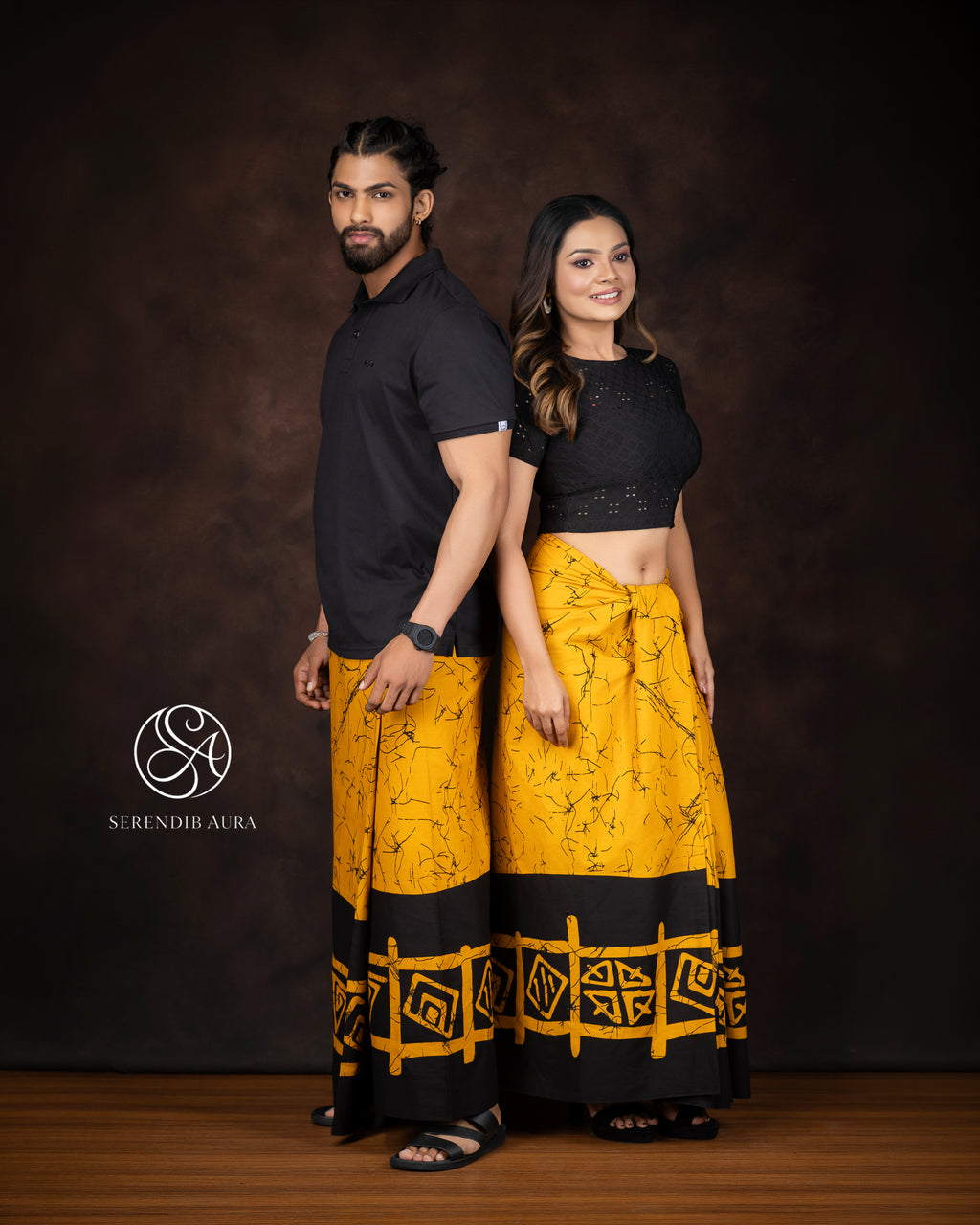 Tribal Border Cotton Batik Sarong