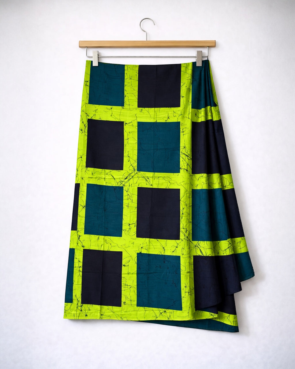 Geometric Block Cotton Sarong