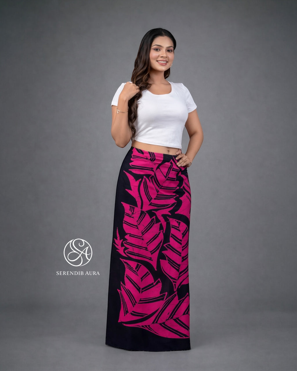 Tropical Leaf Women’s Batik Lungi