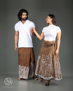 Earth Stripe Sarong & Batik Skirt