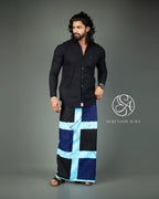 Modern Grid Cotton Sarong