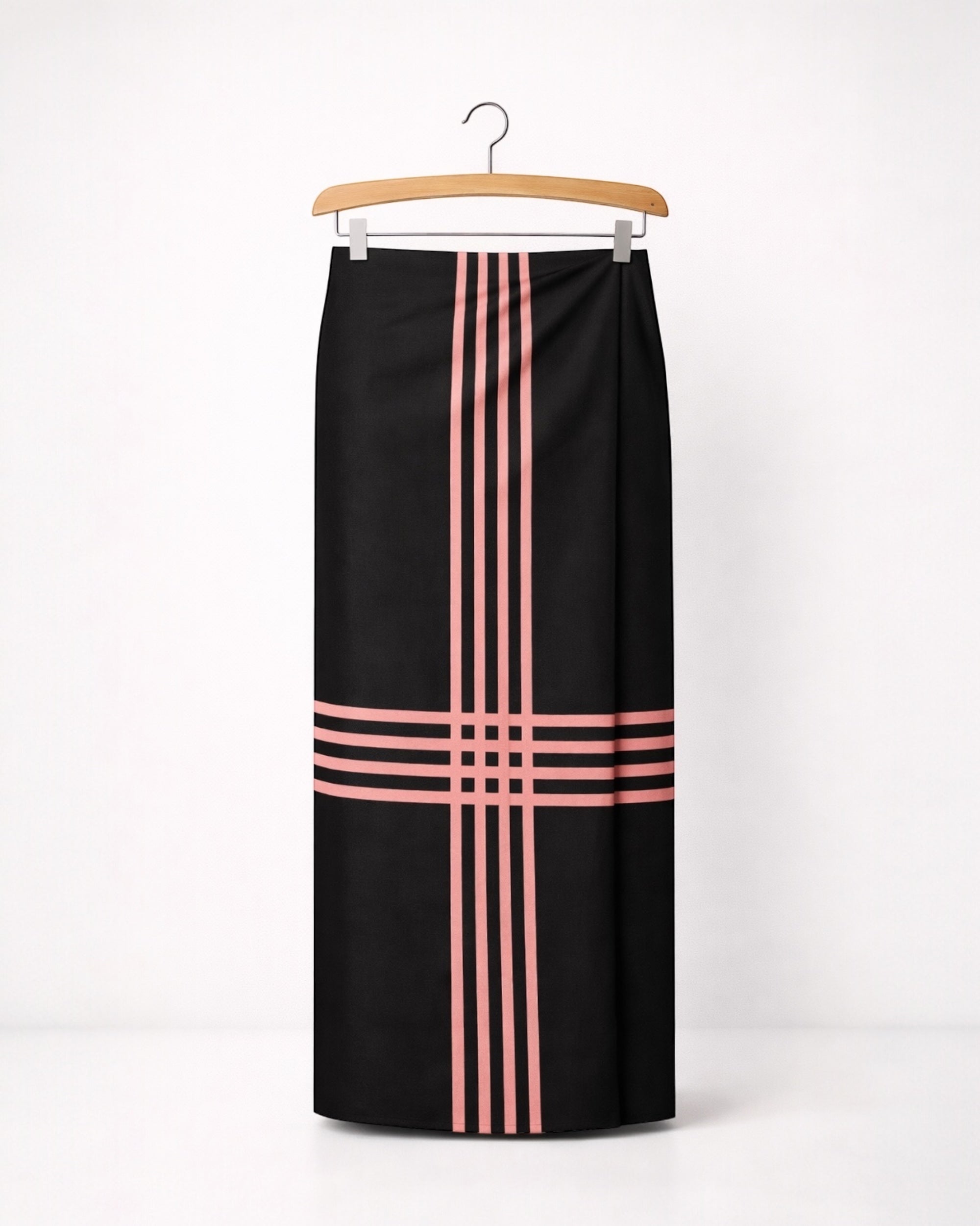 Cross Stripe Cotton Sarong