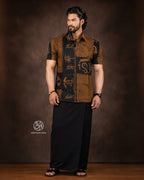 Umber Form Batik Shirt
