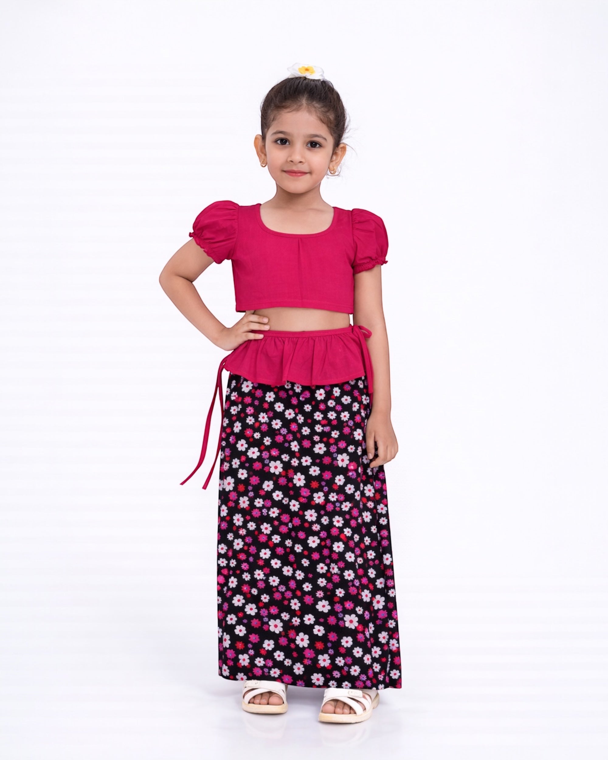 Petal Bloom Girls New Year Dress