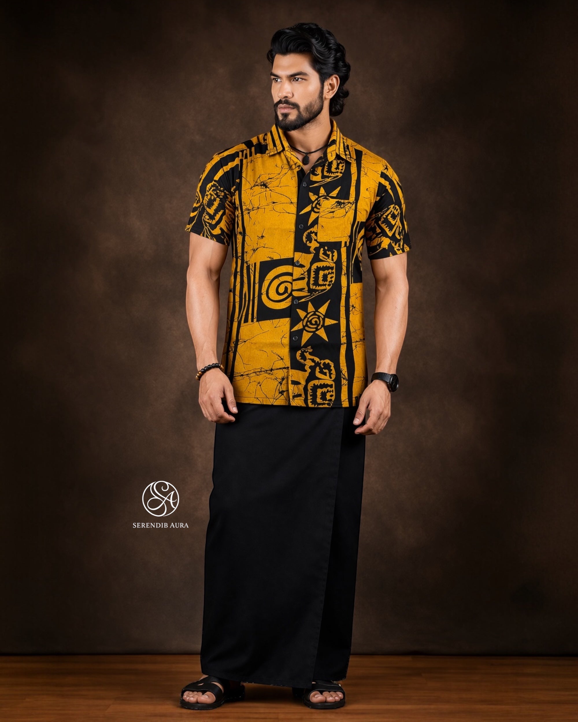 Solar Form Batik Shirt