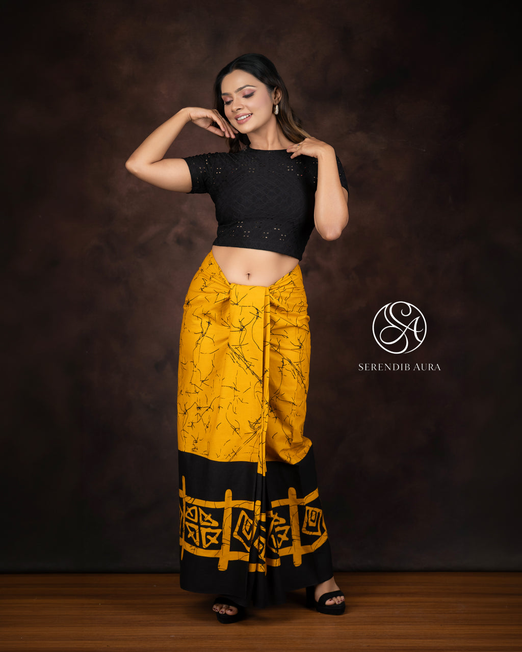 Tribal Border Cotton Batik Sarong
