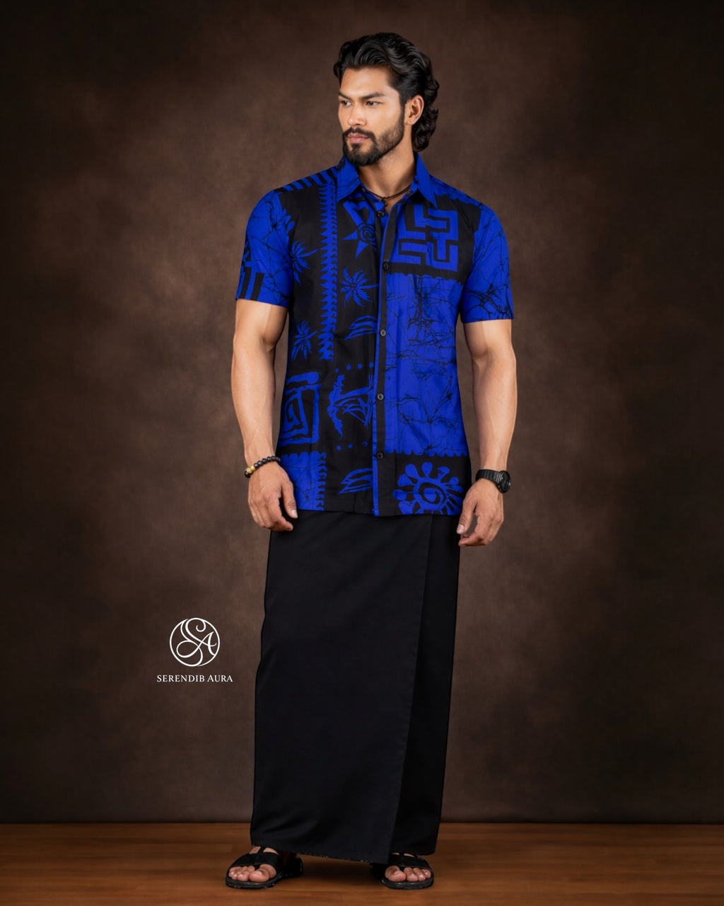 Obsidian Form Batik Shirt