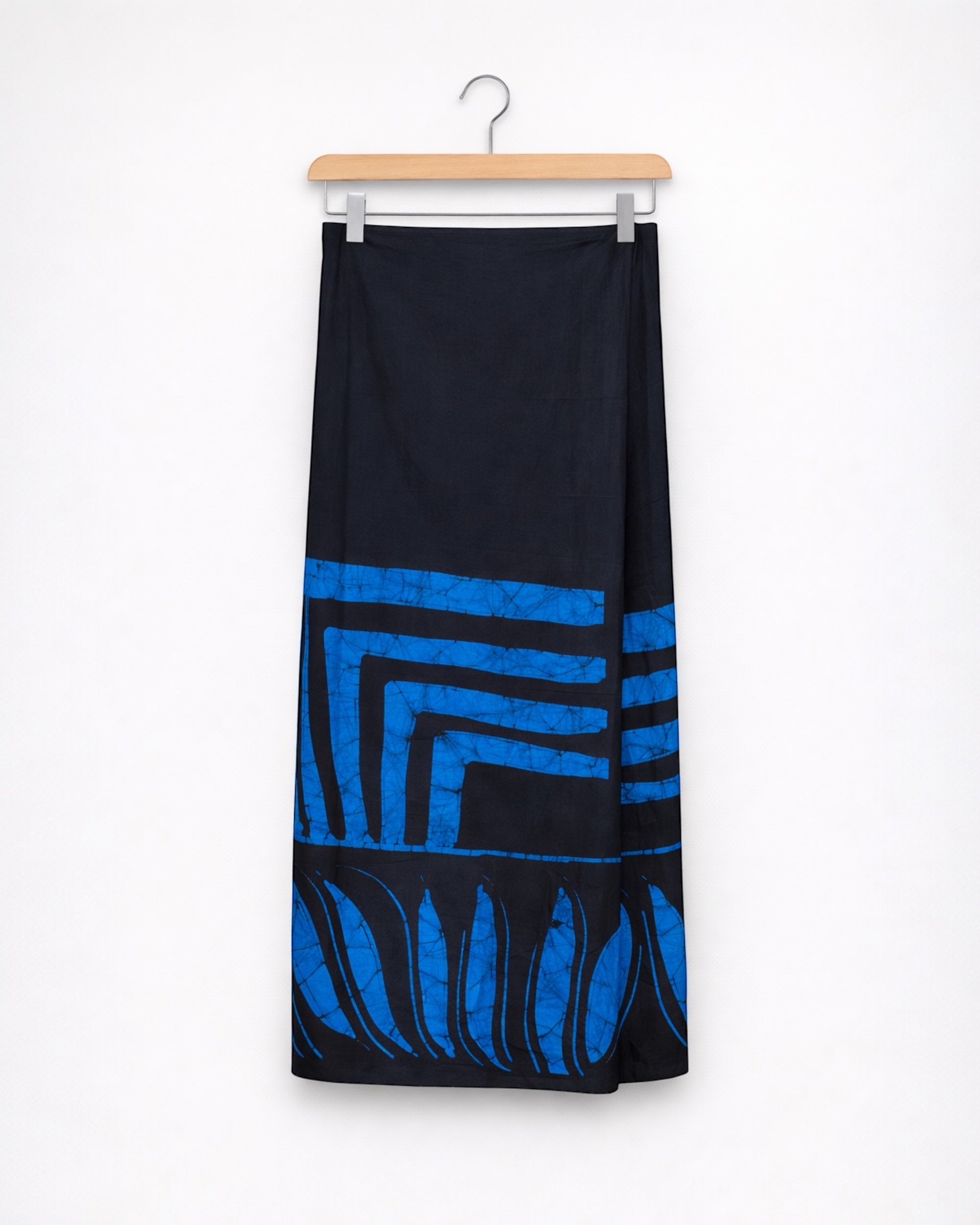 Geometric Wave Batik Sarong