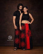 Crimson Sol Cotton Sarong