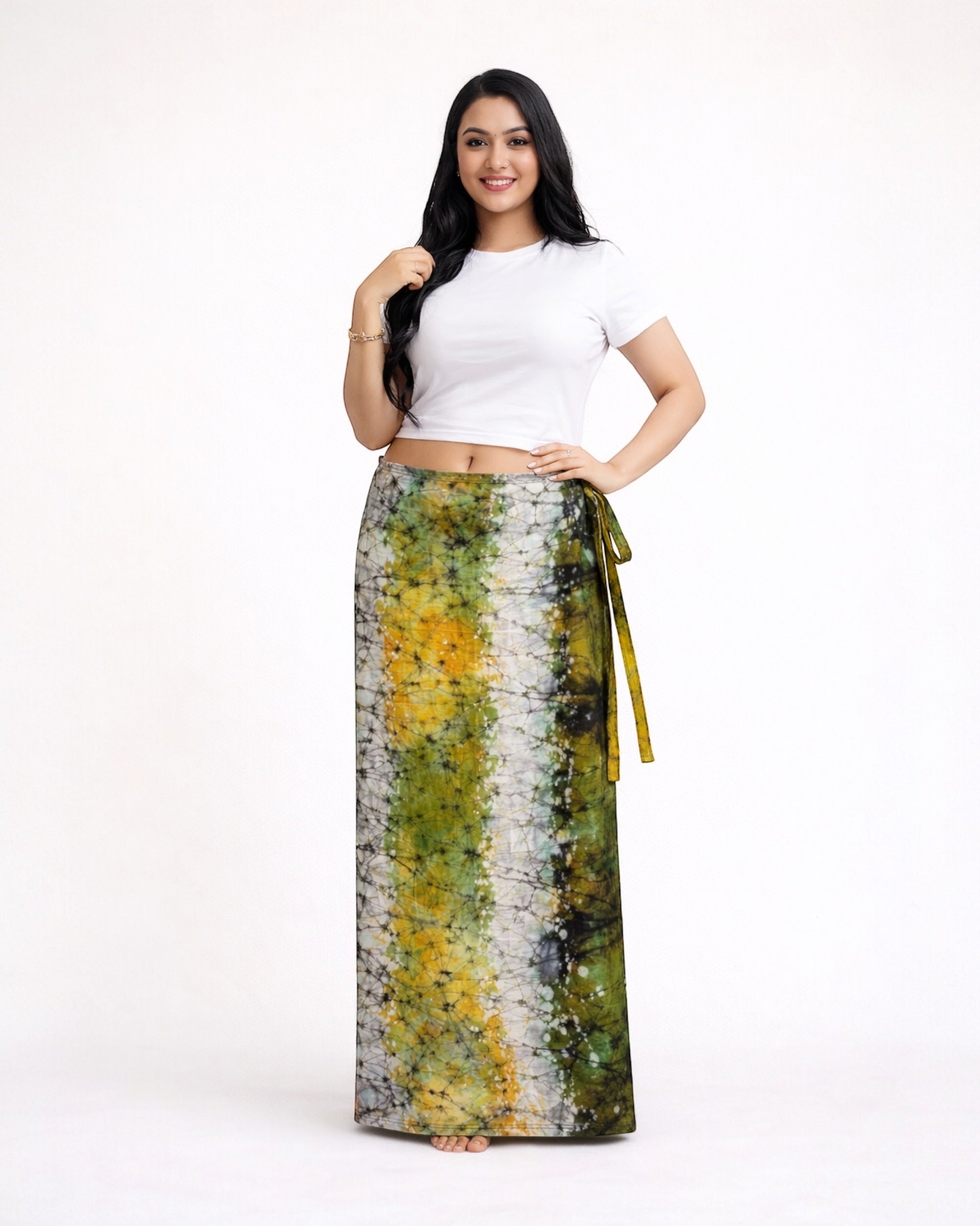 Forest Stripe Women’s Batik Lungi