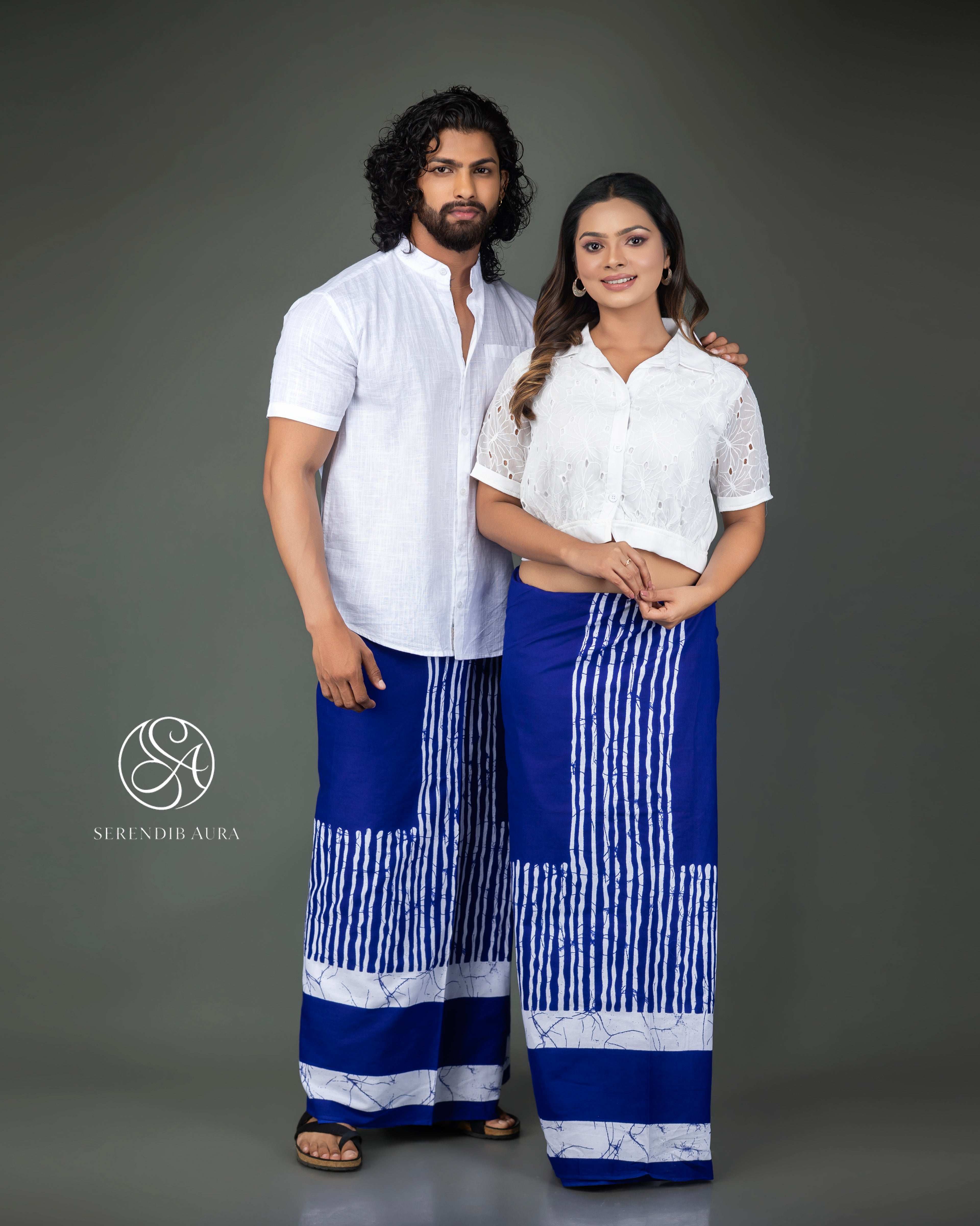 Striped Border Cotton Sarong