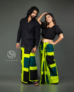 Geometric Block Cotton Sarong