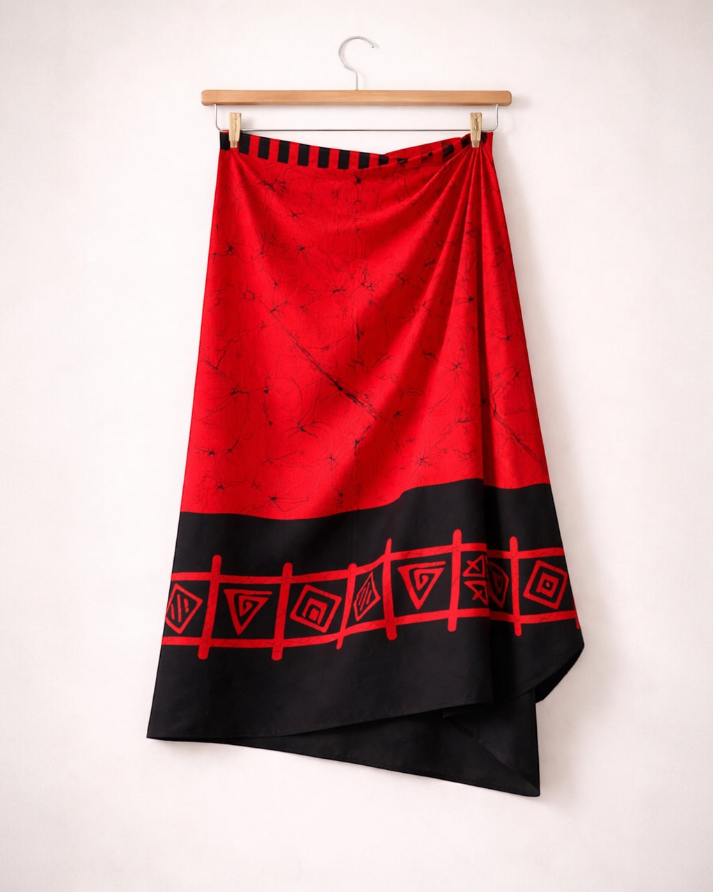 Tribal Border Cotton Batik Sarong