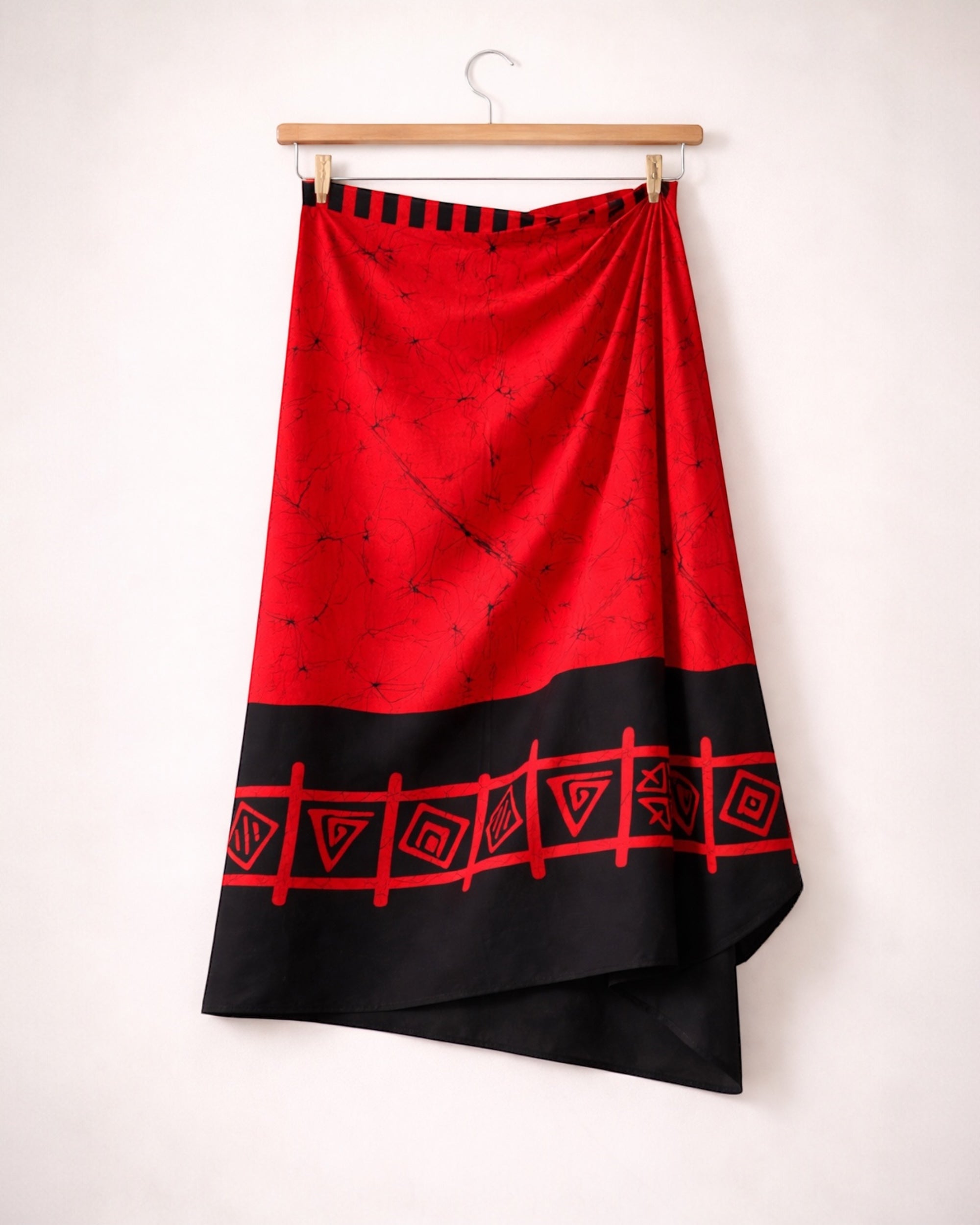 Tribal Border Cotton Batik Sarong