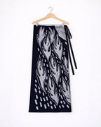 Midnight Leaf Women’s Batik Lungi