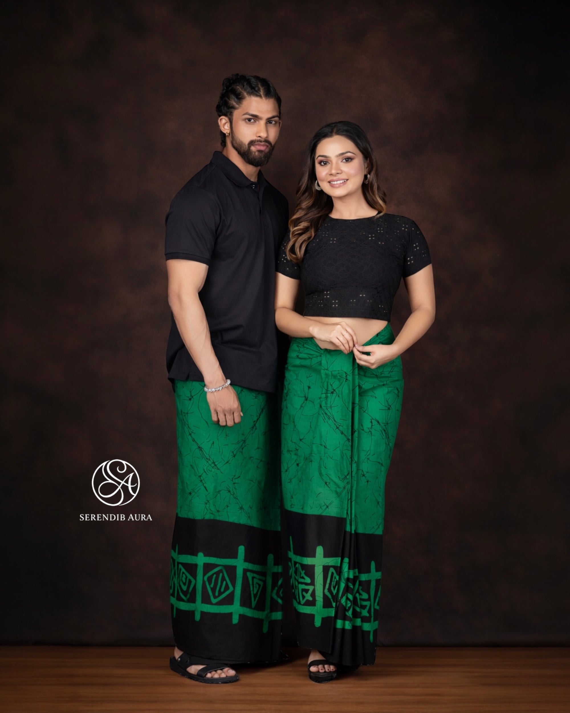 Tribal Border Cotton Batik Sarong