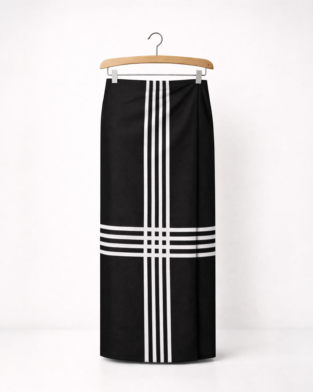 Cross Stripe Cotton Sarong