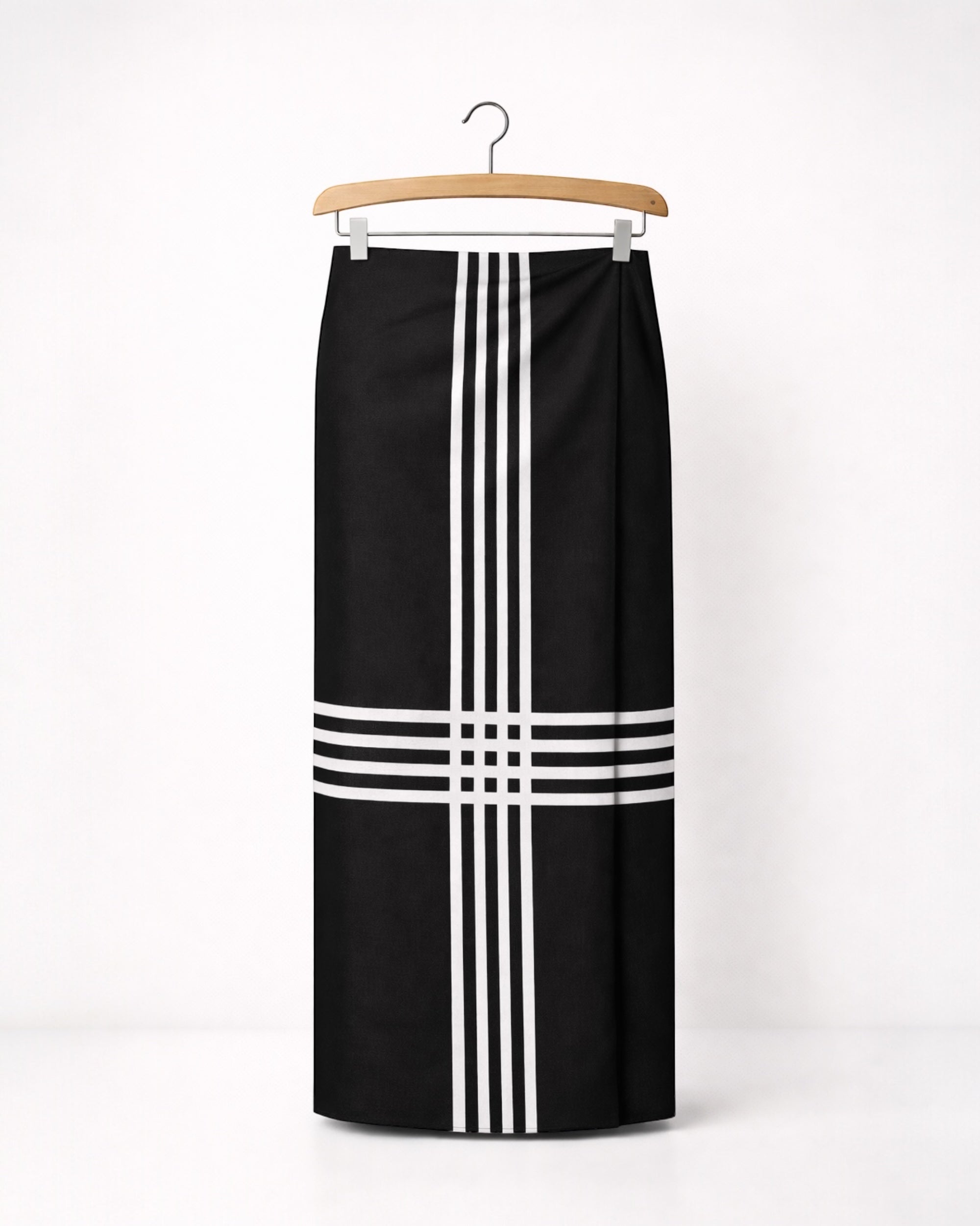 Cross Stripe Cotton Sarong