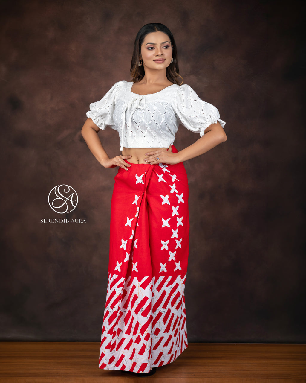 Butterfly Motif Cotton Sarong