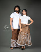 Earth Stripe Sarong & Batik Skirt