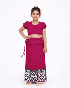 Heart Border Girls New Year Dress