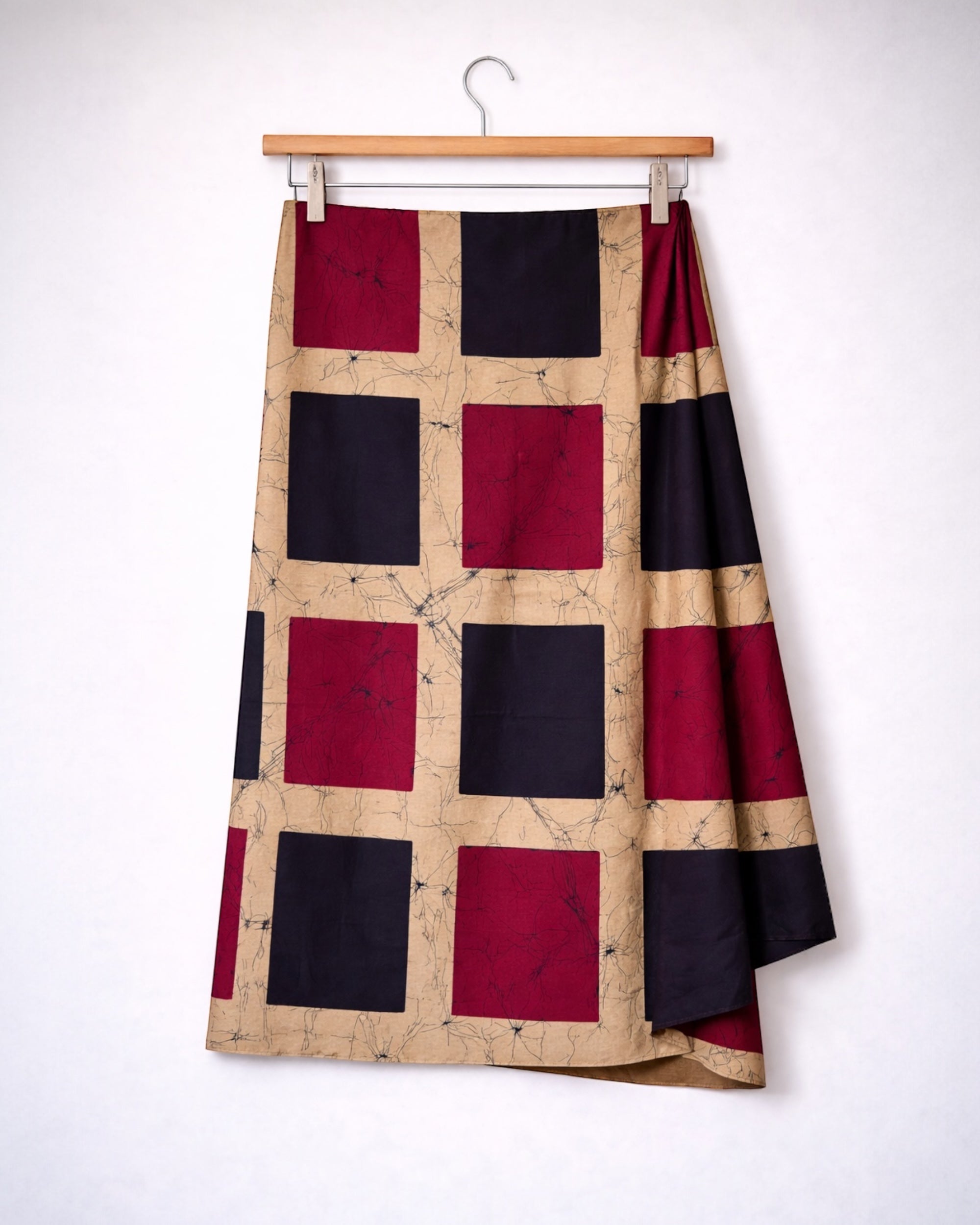 Modern Grid Cotton Sarong
