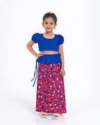 Floral Meadow Girls New Year Dress