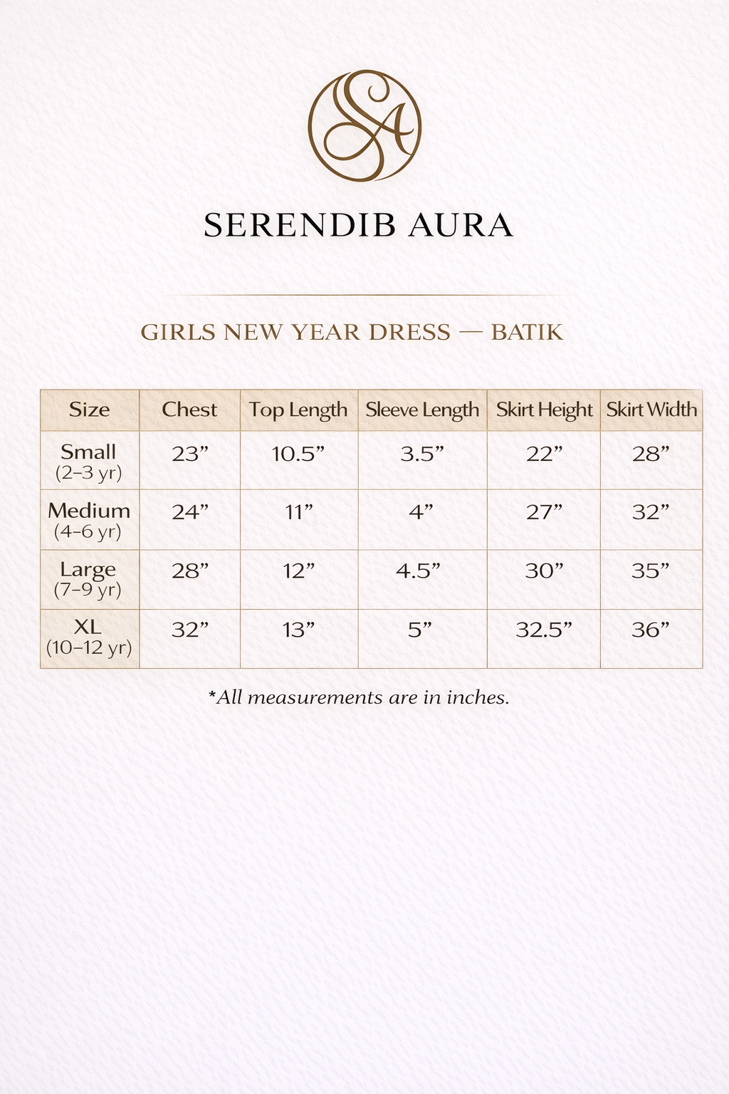 Ornamental Border Girls New Year Dress