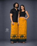 Elephant Motif Cotton Sarong