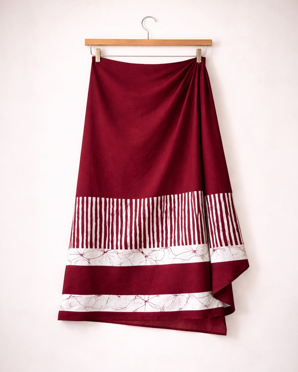 Striped Border Cotton Sarong