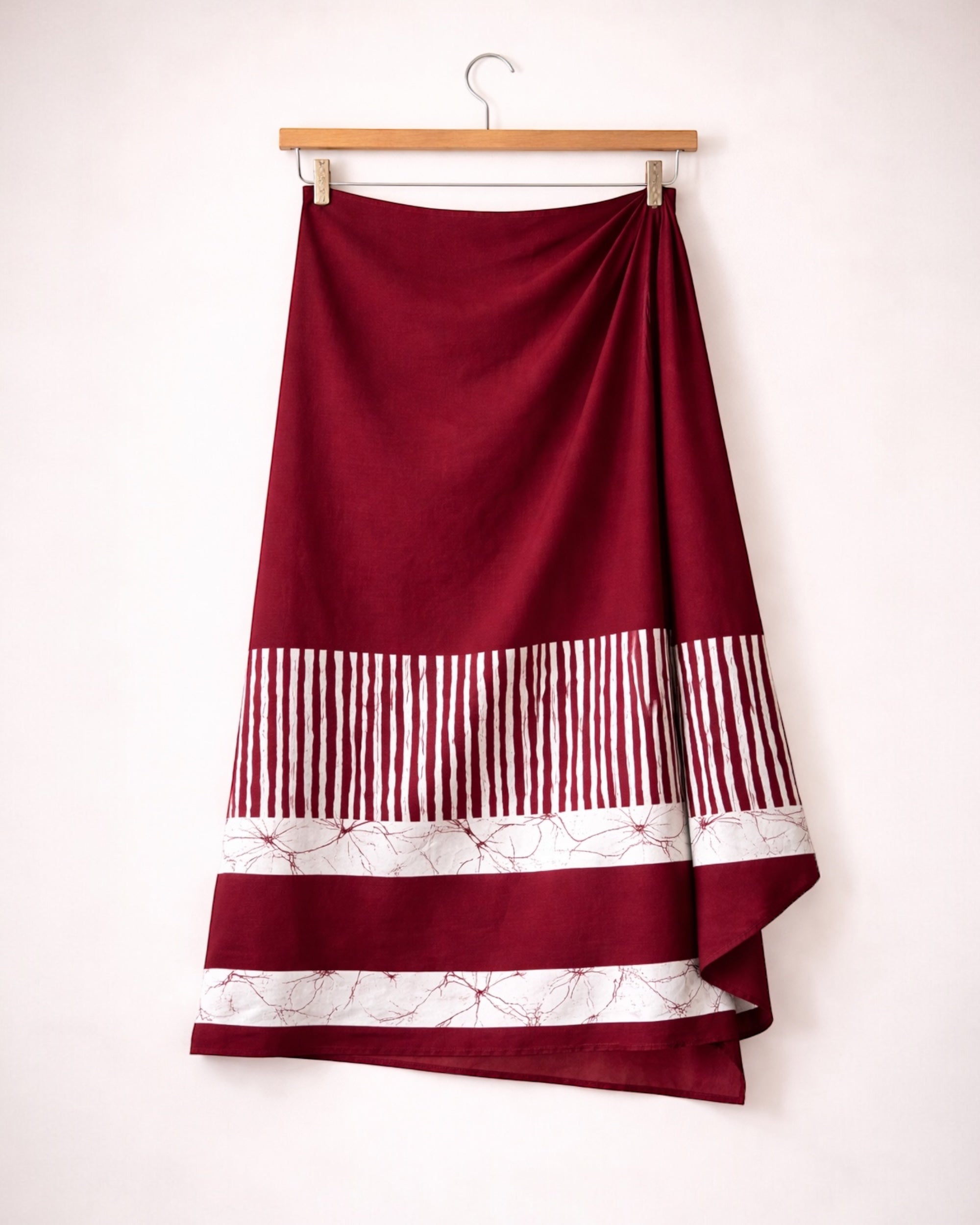 Striped Border Cotton Sarong