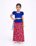 Vibrant Bloom Girls New Year Dress