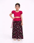 Floral Charm Girls New Year Dress