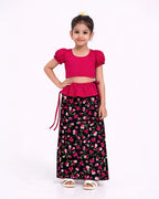 Floral Charm Girls New Year Dress