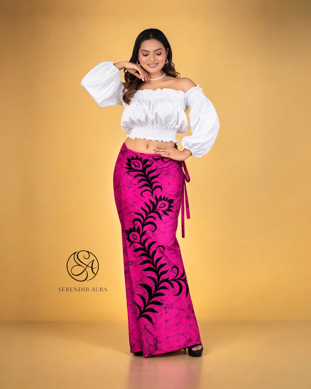 Peacock Vine Women’s Batik Lungi