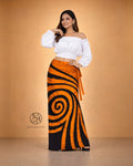 Spiral Wave Women’s Batik Lungi