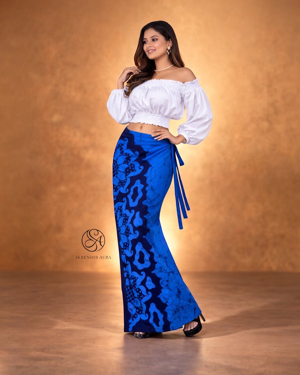 Ocean Bloom Women’s Batik Lungi