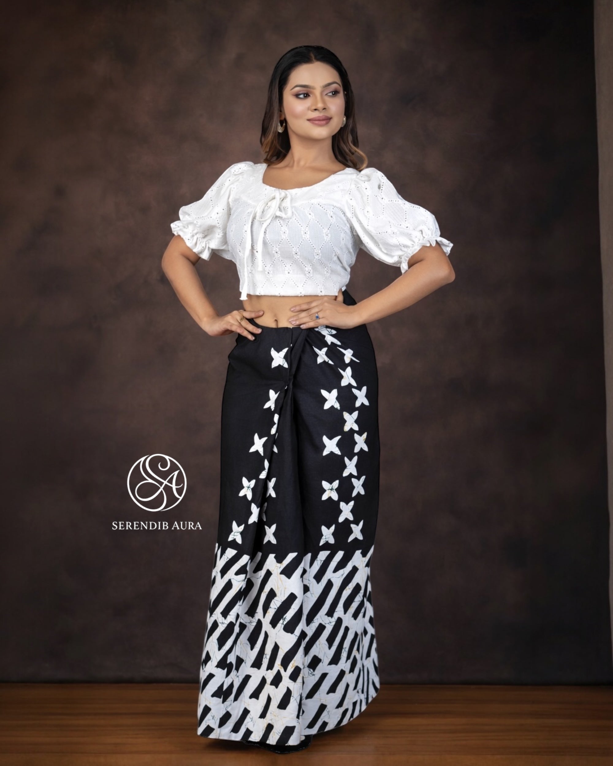 Butterfly Motif Cotton Sarong