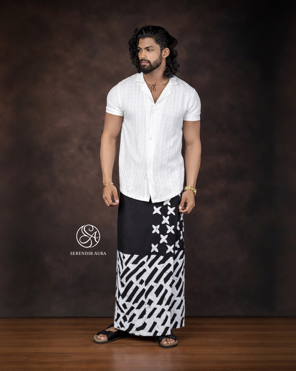 Butterfly Motif Cotton Sarong