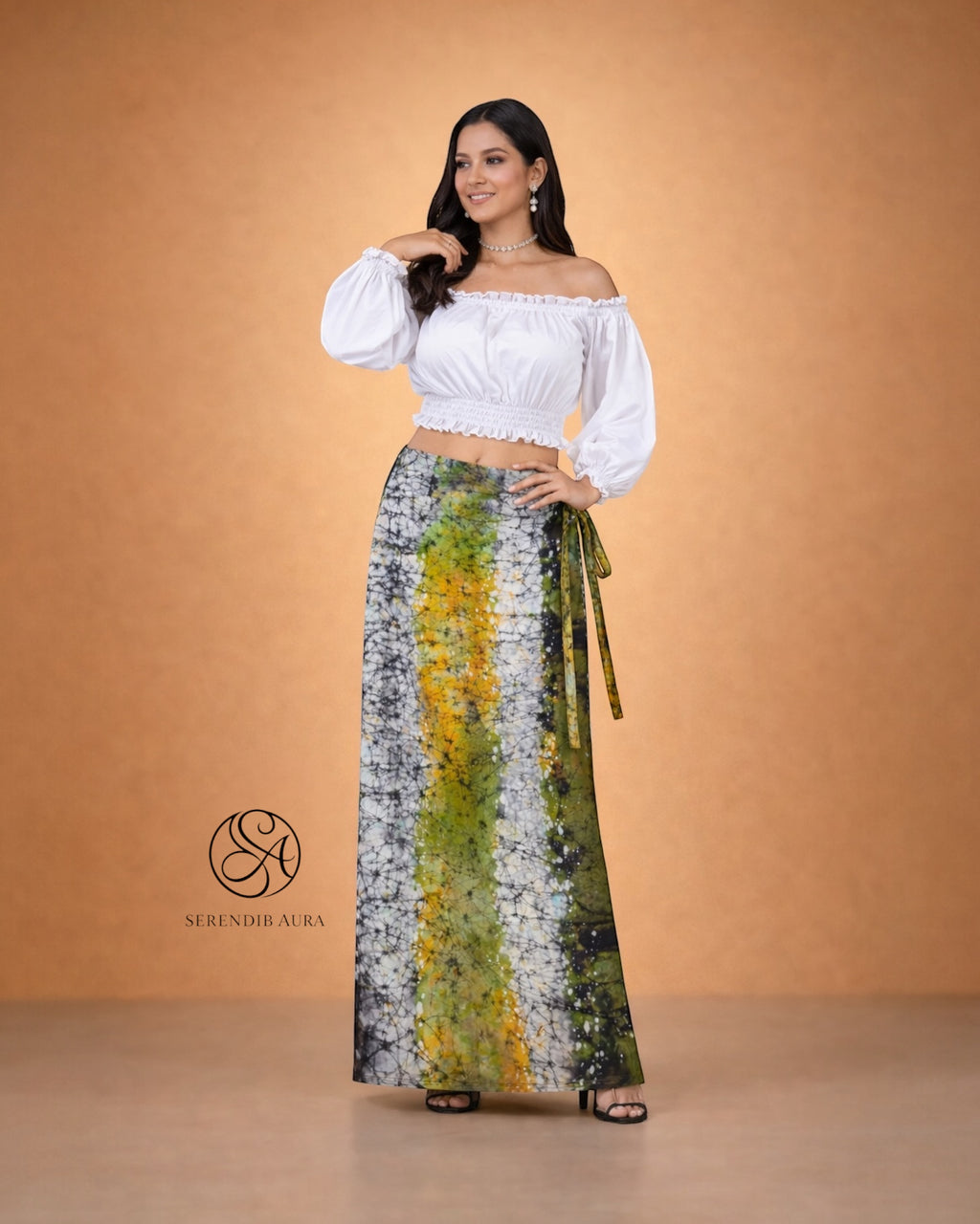 Forest Stripe Women’s Batik Lungi