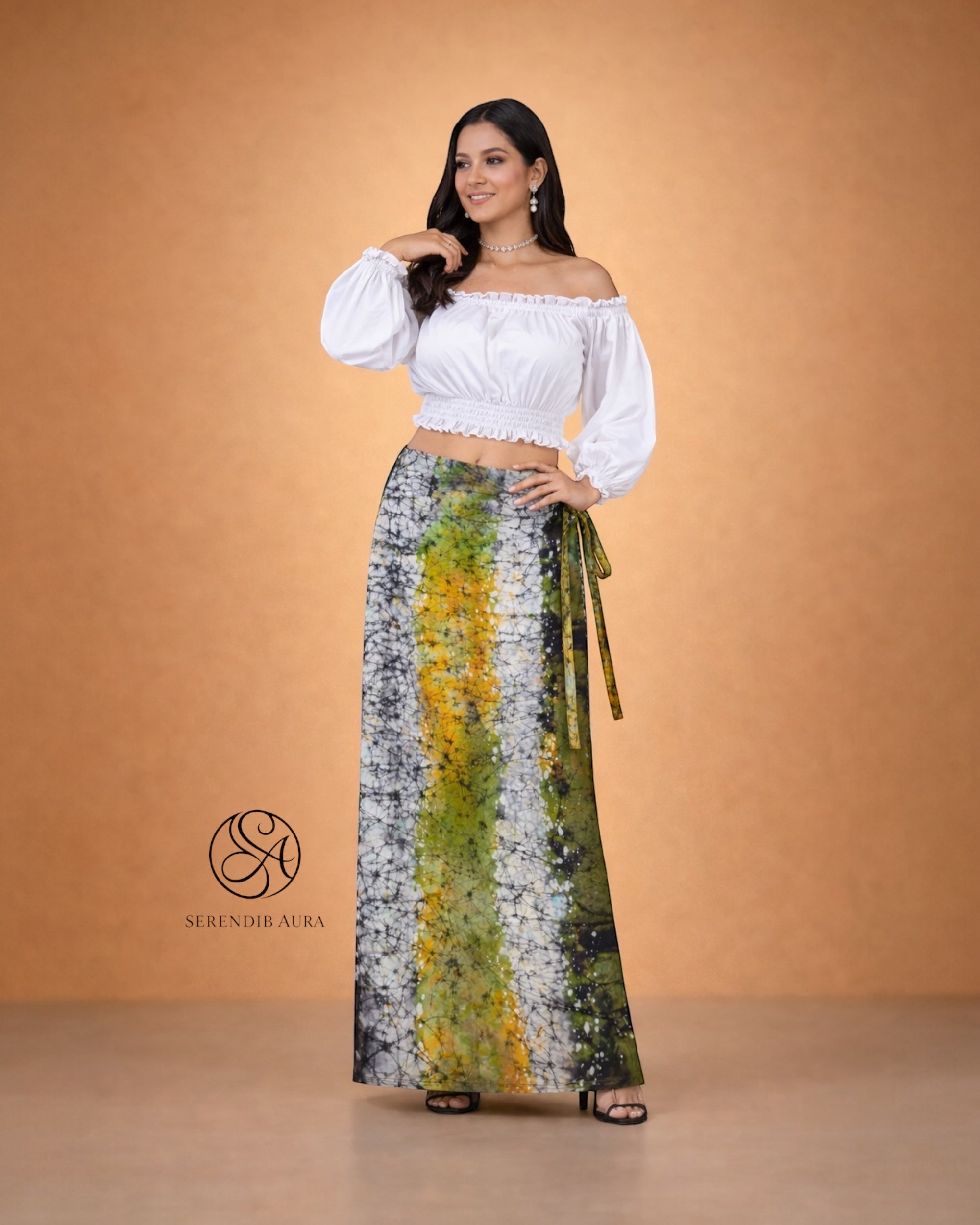 Forest Stripe Women’s Batik Lungi