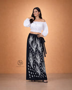 Midnight Leaf Women’s Batik Lungi