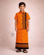 Temple Garden Boys Sarong & Shirt