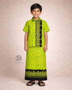 Temple Garden Boys Sarong & Shirt