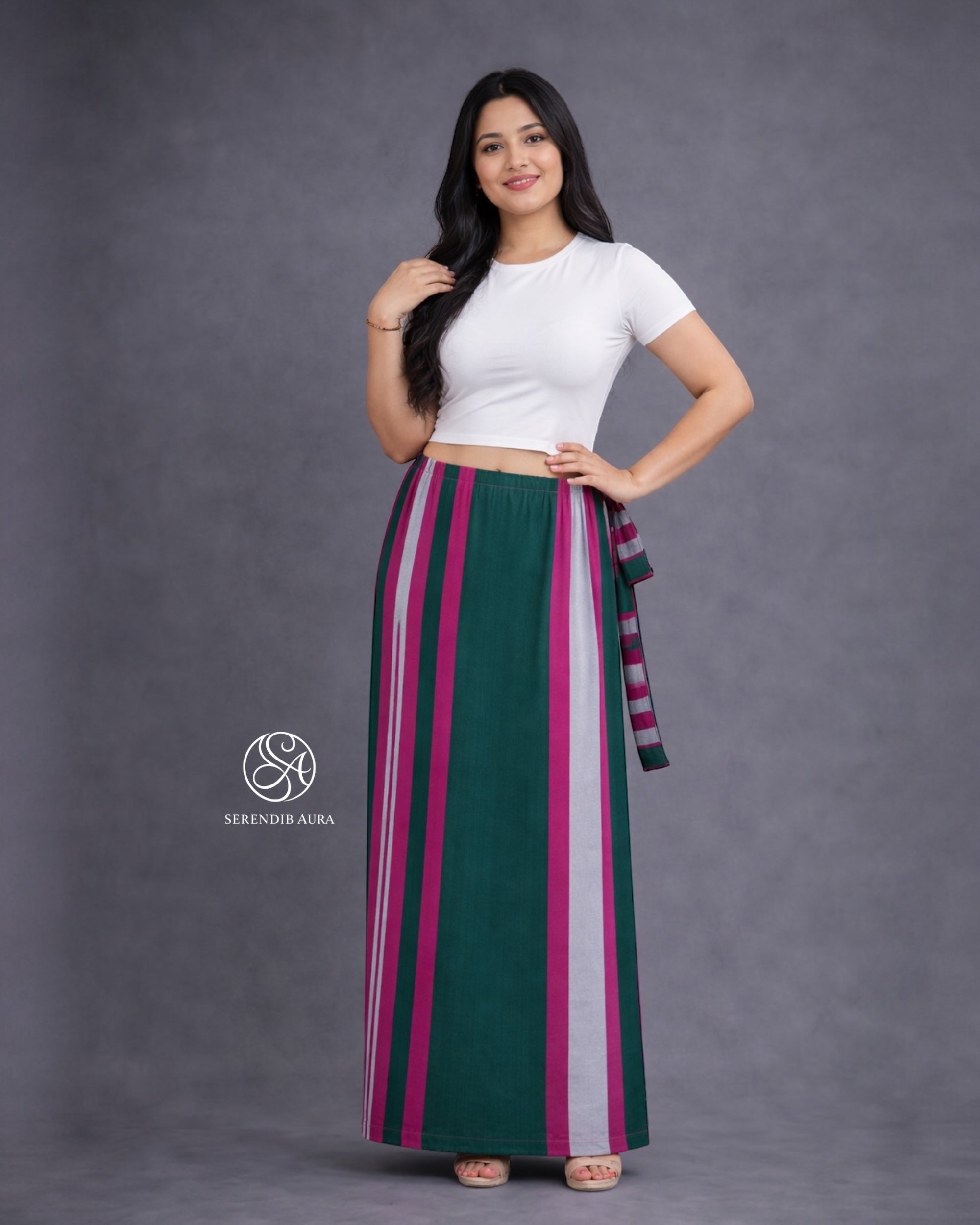 Handloom Striped Lungi