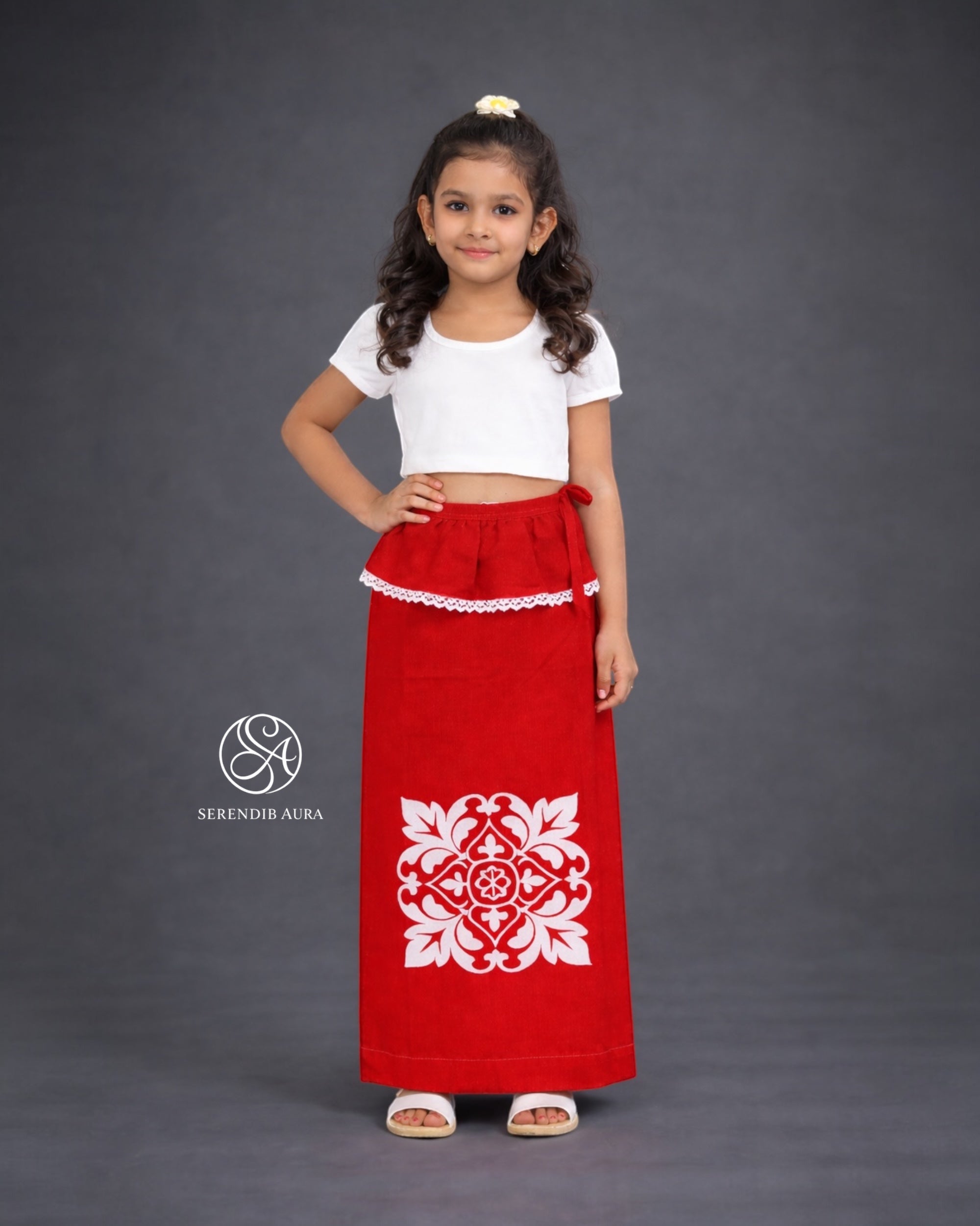 Blossom Crest Kids Lungi