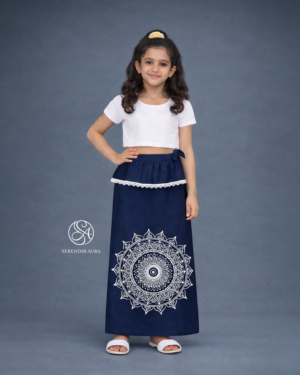 Mandala Bloom Kids Lungi