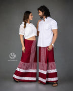 Striped Border Cotton Sarong